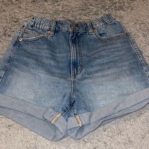 Garage Cuffed Denim Shorts